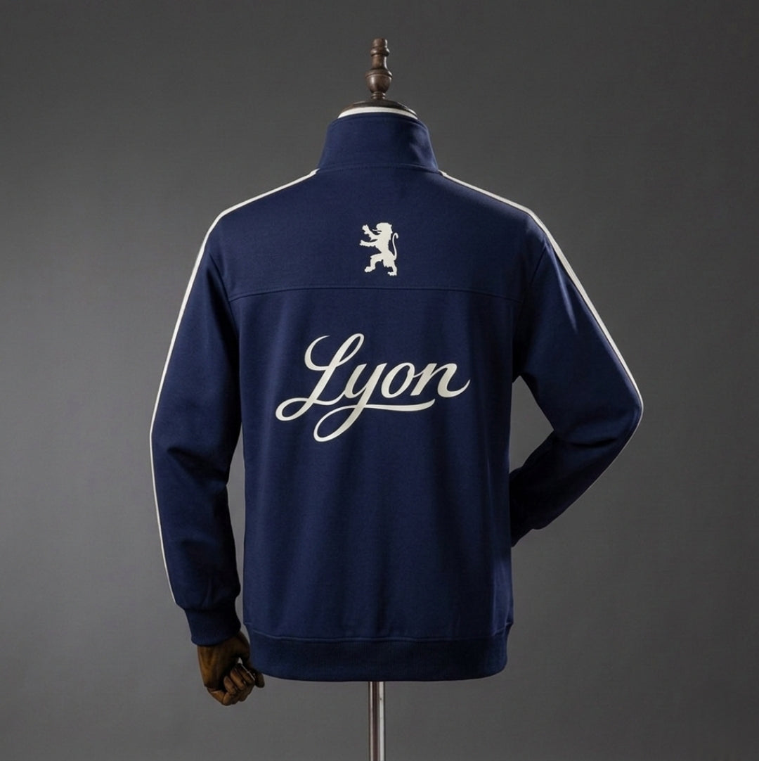 OLYMPIQUE LYONNAIS ATELIER JACKET — Bleu Royal
