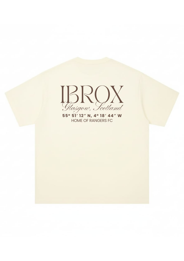 The Rangers FC "Ibrox: Home of Rangers FC" Off-White (Oversized)