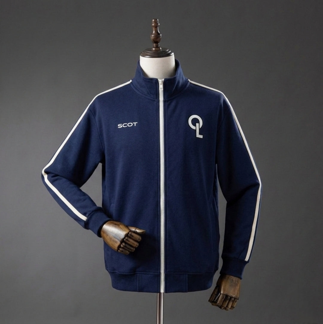 OLYMPIQUE LYONNAIS ATELIER JACKET — Bleu Royal