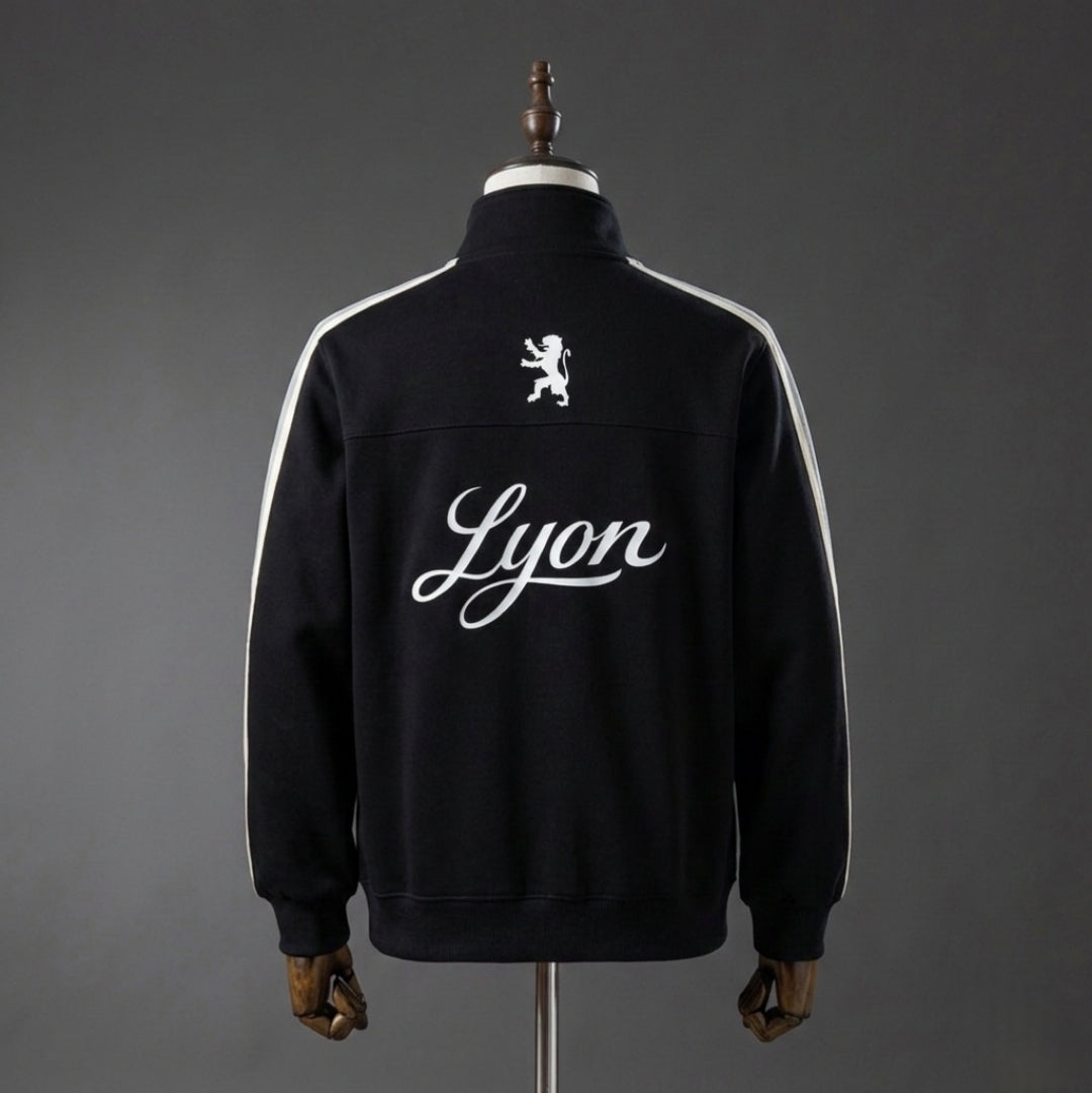 OLYMPIQUE LYONNAIS ATELIER JACKET — NOIR