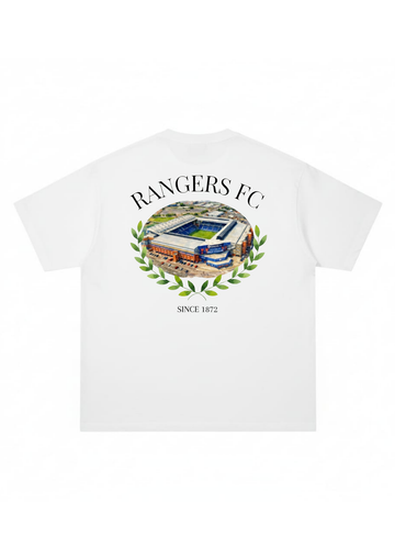 The Rangers FC "Ibrox: Since 1872" White (Oversized)